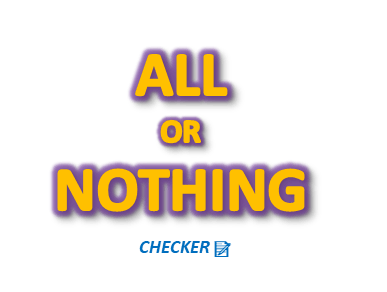 All or Nothing results checker